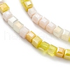 Gradient Color Electroplate Glass Bead Strands GLAA-E042-05C-3