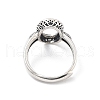 925 Sterling Silver Adjustable Ring Components STER-C011-10AS-2
