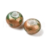 Opaque Spray Painted Glass Beads X1-GLAA-G118-01T-2