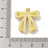 Rack Plating Brass ABS Pearl Pendants X-KK-S380-05G-3