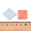 UV Plating Opaque Acrylic Beads OACR-T028-56-3