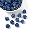 Polymer Clay Grade A Crystal Rhinestone Pave Disco Ball Beads X-RB-H258-10MM-243-1