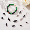   480Pcs 4 Style Dyed Natural Wood Beads WOOD-PH0002-42-8