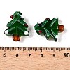 Christmas Themed Handmade Lampwork Beads XMAS-PW0001-201F-3