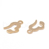 201 Stainless Steel Charms STAS-C017-11G-2