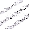 Tarnish Resistant 304 Stainless Steel Figaro Chains CHS-I001-09P-01-2