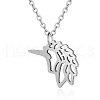 Non-Tarnish 201 Stainless Steel Pendant Necklaces NJEW-T009-JN129-45-1-1