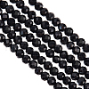 Olycraft 2 Strands Natural Black Tourmaline Beads Strands G-OC0005-29-1
