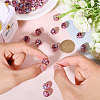 Globleland 30Pcs Luminous Handmade Gold Sand Lampwork Beads LAMP-GL0001-03-4