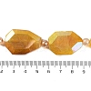 Electroplated Natural Agate Beads Strands G-L604-B01-01A-3