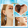 SUNNYCLUE 18Pcs 3 Style Brass Clip-on Earring Findings FIND-SC0003-96S-5