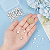   80Pcs 4 Styles Rack Plating Brass Spacer Beads KK-PH0006-86-3
