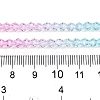 Gradient Color Baking Painted Glass Bead Strands X1-DGLA-A039-T2mm-A05-5