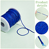   1 Roll 100 Yards Round Nylon Braided Thread NWIR-PH0002-22E-4