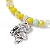 5Pcs Alloy Bees Charm Bracelets BJEW-JB11729-4