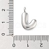 Rack Plating Brass Balloon Letter Pendants X-KK-C050-01P-J-3