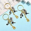 3Pcs Alloy Enamel Keychain KEYC-JKC01186-2