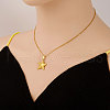 Stainless Steel Star Pendant Necklaces for Women KF3781-2-1