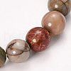 Natural Polychrome Jasper/Picasso Stone/Picasso Jasper Beaded Stretch Bracelets BJEW-Q692-11-8mm-2