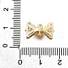 Brass Pave Cubic Zirconia Charms KK-Q048-13G-3