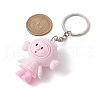 Cartoon Animals PVC Plastic Keychain KEYC-JKC00672-3
