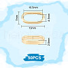 Unicraftale 50Pcs 304 Stainless Steel Slide Charms/Slider Beads STAS-UN0051-04-4