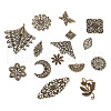 Iron Filigree Pendants & Filigree Joiners Links & Beads Caps IFIN-TA0001-25-2