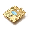 304 Stainless Steel Pendants STAS-C122-20G-02-2