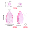 Gorgecraft DIY Shining Faceted Pendant Making Kits DIY-GF0003-25A-2