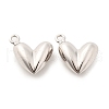 Heart Brass Pendants KK-L237-005P-1