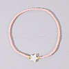 Glass Seed Bead & Shell Star Beaded Bracelet for Women RH2827-1-1