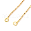 0.9MM Brass Box Chain Necklaces Making NJEW-D302-74G-2