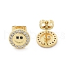 Brass Stud Earrings EJEW-S247-01C-G-4