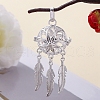 Brass Hollow Bead Cage Pendants PW-WG52822-10-1