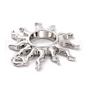 Rack Plating Alloy Pendants FIND-I037-28S-3