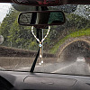 Glass & Pearl Beaded Car Hanging Decorations HJEW-DR00019-5