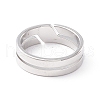 Non-Tarnish 304 Stainless Steel Finger Ring RJEW-Z013-01P-2