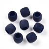 Frosted Opaque Acrylic Beads SACR-T017-08A-1