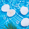 Shell Shape Plastic Candy Storage Box AJEW-WH0472-90C-5