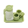 Plastic kettle & Cup Set Miniature Ornaments PW-WGC6D45-01-1