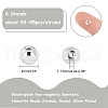 ARRICRAFT Electroplate Non-magnetic Synthetic Hematite Beads Strands G-AR0001-83B-2