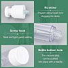 BENECREAT Empty Plastic Press Pump MRMJ-BC0001-48-15ml-6