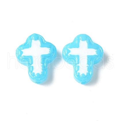 Handmade Lampwork Enamel Beads BLOW-D300-06G-1
