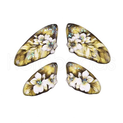 Transparent Epoxy Resin Pendants RESI-T057-33A-1