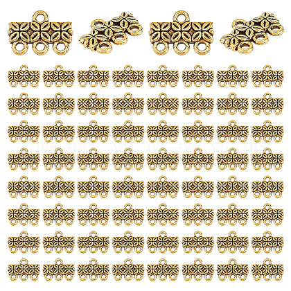   80Pcs Tibetan Style Zinc Alloy Chandelier Components Links FIND-PH0023-04AG-1