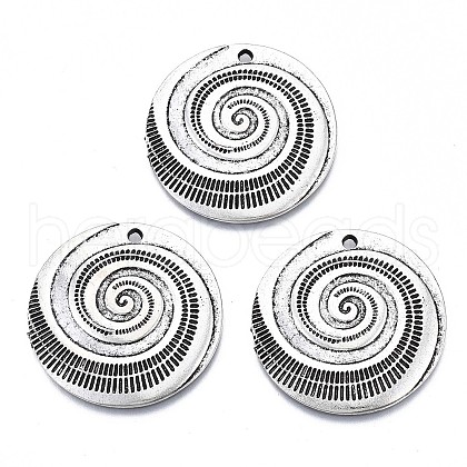 Tibetan Style Alloy Pendants PALLOY-Q441-054-RS-1