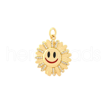 Brass Micro Pave Cubic Zirconia Pendants PW-WGE8ABD-01-1