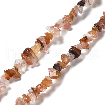 Natural South Red Agate Beads Strands G-E607-A08-1