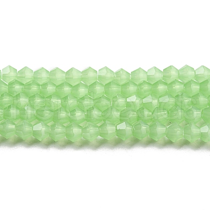 Imitation Jade Glass Beads Strands EGLA-A039-J6mm-D01-1