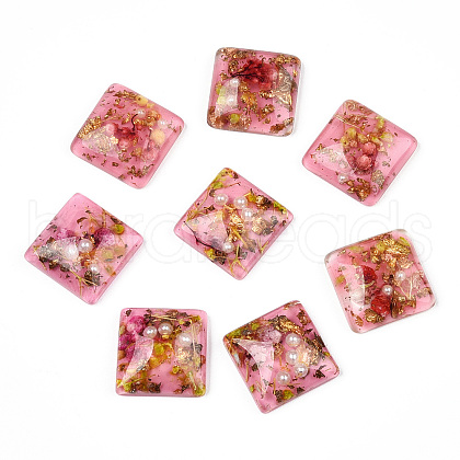 Transparent Resin Cabochons CRES-P019-05E-1